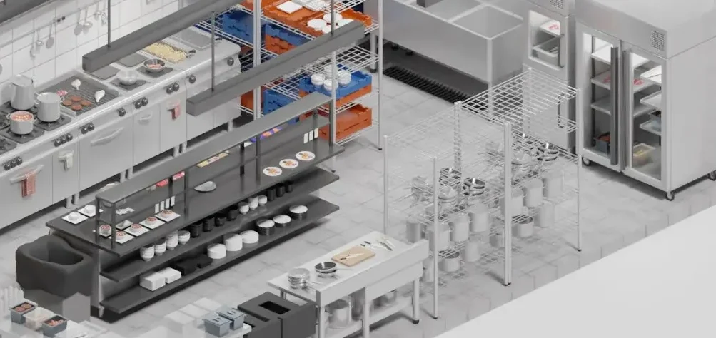 3d-midpoly-industrial-kitchen-scene-day